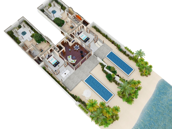 Conrad Maldives Rangali Island Resort Beach Suite